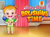 Baby Hazel Brushing Time