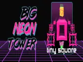 Big NEON Tower VS Tiny Square