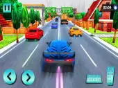 Car Racing in Fast Highway Traffic