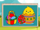 Coloring Book Easter