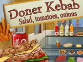 D├Âner Kebab : salade, tomates, oignons