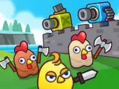 Merge Cannon: Chicken Defense