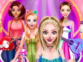 Popstar Girls Dress Up