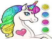 Unicorn Dress Up Coloring Book