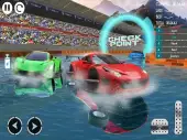 Water Car Stunt Racing 2019 3D Cars Stunt Games 